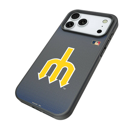 Seattle Mariners 1977-1980 - Cooperstown Collection Linen Bump Phone Case for Apple iPhone
