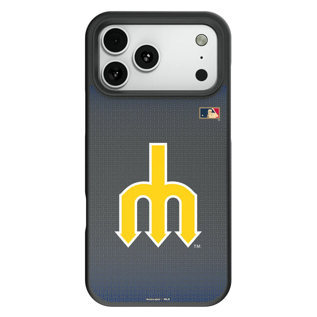 Seattle Mariners 1977-1980 - Cooperstown Collection Linen Bump Phone Case for Apple iPhone