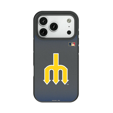 Seattle Mariners 1977-1980 - Cooperstown Collection Linen Bump Phone Case for Apple iPhone