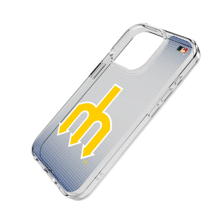 Seattle Mariners 1977-1980 - Cooperstown Collection Linen Clear Phone Case for Apple iPhone