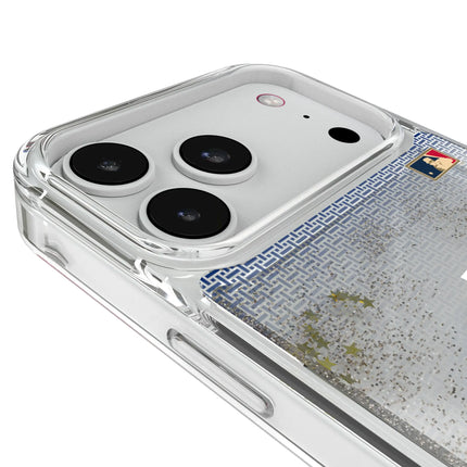 Seattle Mariners 1977-1980 - Cooperstown Collection Linen Glitter Phone Case for Apple iPhone
