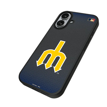 Seattle Mariners 1977-1980 - Cooperstown Collection Linen MagSafe Compatible Phone Case for Apple iPhone