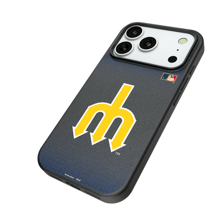 Seattle Mariners 1977-1980 - Cooperstown Collection Linen MagSafe Compatible Phone Case for Apple iPhone