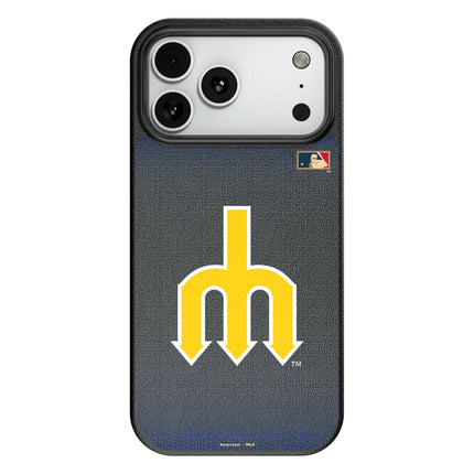 Seattle Mariners 1977-1980 - Cooperstown Collection Linen MagSafe Compatible Phone Case for Apple iPhone