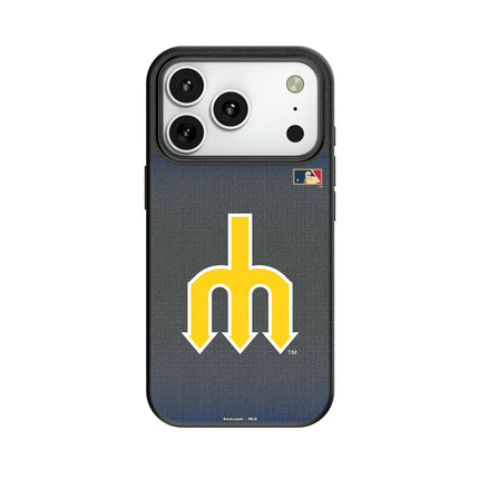 Seattle Mariners 1977-1980 - Cooperstown Collection Linen MagSafe Compatible Phone Case for Apple iPhone