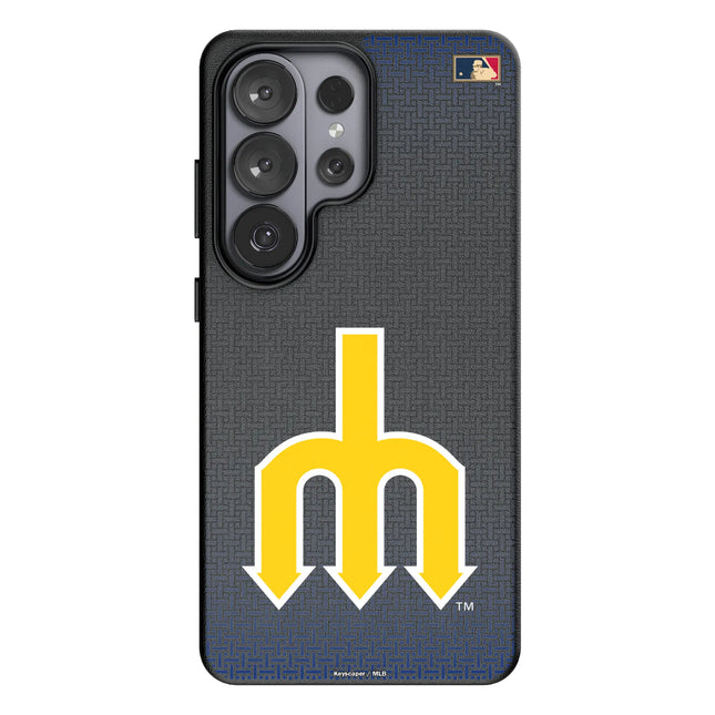 Seattle Mariners 1977-1980 - Cooperstown Collection Linen MagSafe Compatible Phone Case for Samsung Galaxy