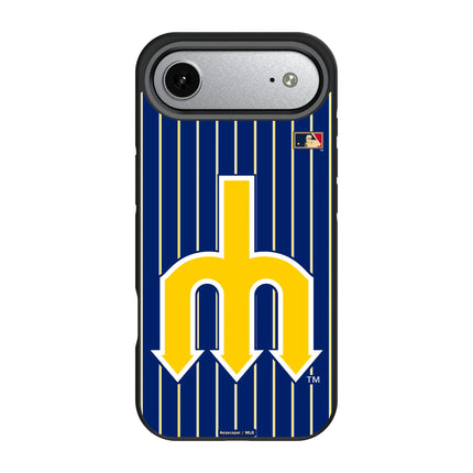 Seattle Mariners 1977-1980 - Cooperstown Collection Pinstripe Bump Phone Case for Apple iPhone