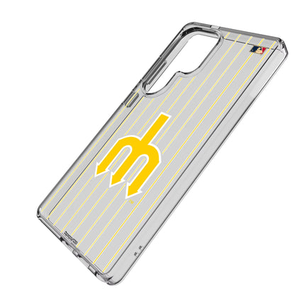 Seattle Mariners 1977-1980 - Cooperstown Collection Pinstripe Clear Phone Case for Samsung Galaxy