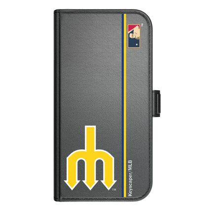 Seattle Mariners 1977-1980 - Cooperstown Collection Sidebar Folio 2.0 Case for Apple iPhone