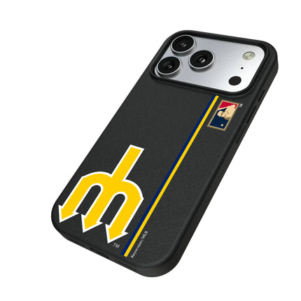 Seattle Mariners 1977-1980 - Cooperstown Collection Sidebar MagSafe Compatible Phone Case for Apple iPhone