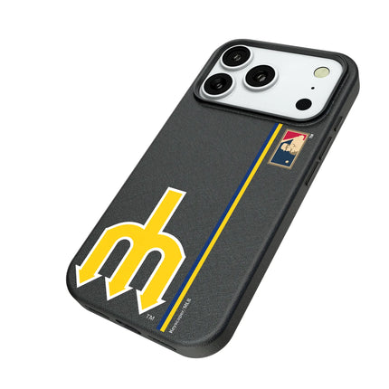 Seattle Mariners 1977-1980 - Cooperstown Collection Sidebar MagSafe Compatible Phone Case for Apple iPhone