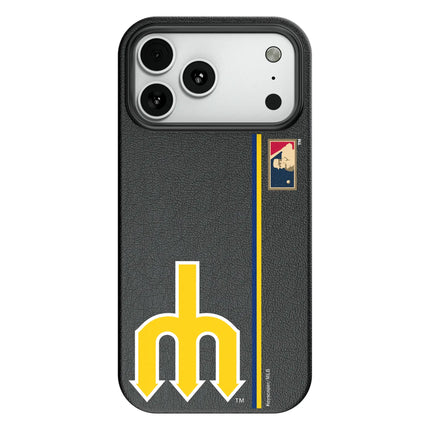 Seattle Mariners 1977-1980 - Cooperstown Collection Sidebar MagSafe Compatible Phone Case for Apple iPhone