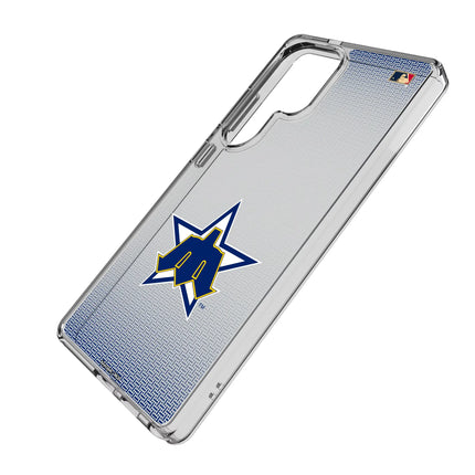 Seattle Mariners 1981-1986 - Cooperstown Collection Linen Clear Phone Case for Samsung Galaxy