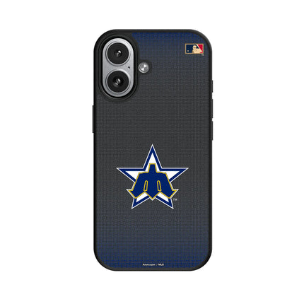 Seattle Mariners 1981-1986 - Cooperstown Collection Linen MagSafe Compatible Phone Case for Apple iPhone