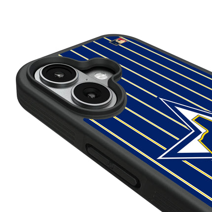 Seattle Mariners 1981-1986 - Cooperstown Collection Pinstripe Bump Phone Case for Apple iPhone