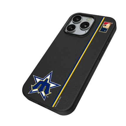Seattle Mariners 1981-1986 - Cooperstown Collection Sidebar MagSafe Compatible Phone Case for Apple iPhone