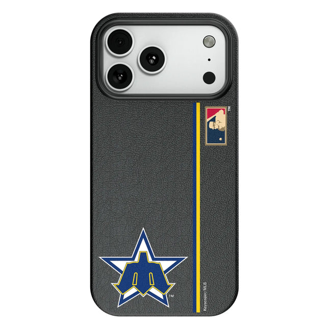 Seattle Mariners 1981-1986 - Cooperstown Collection Sidebar MagSafe Compatible Phone Case for Apple iPhone