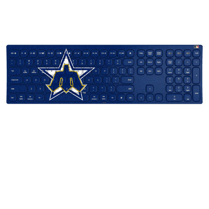 Seattle Mariners 1981-1986 - Cooperstown Collection Solid Curved Wireless Keyboard