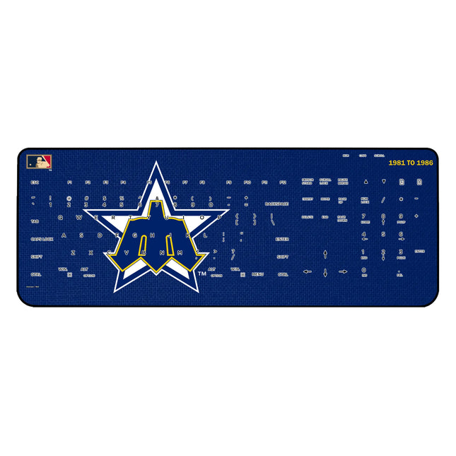 Seattle Mariners 1981-1986 - Cooperstown Collection Solid Wireless USB Keyboard