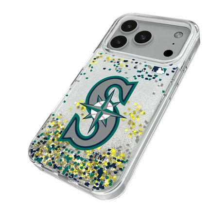 Seattle Mariners Confetti Glitter Phone Case for Apple iPhone