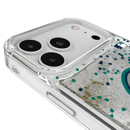 Seattle Mariners Confetti Glitter Phone Case for Apple iPhone