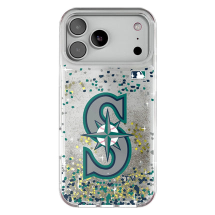 Seattle Mariners Confetti Glitter Phone Case for Apple iPhone