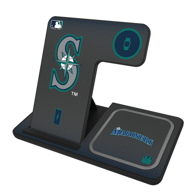 Seattle Mariners Linen 3 in 1 Charging Station