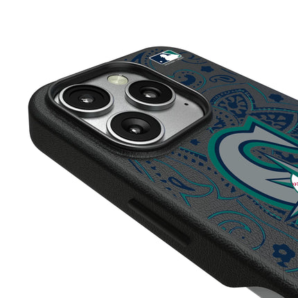 Seattle Mariners Paisley MagSafe Compatible Phone Case for Apple iPhone
