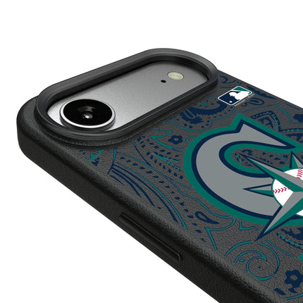 Seattle Mariners Paisley MagSafe Compatible Phone Case for Apple iPhone