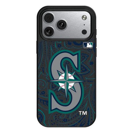 Seattle Mariners Paisley MagSafe Compatible Phone Case for Apple iPhone