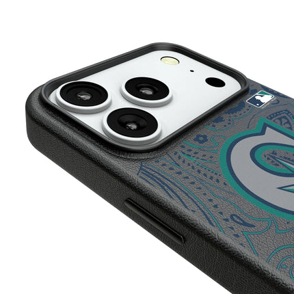 Seattle Mariners Paisley MagSafe Compatible Phone Case for Apple iPhone