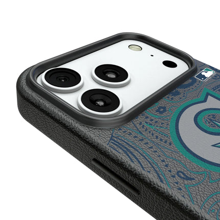 Seattle Mariners Paisley MagSafe Compatible Phone Case for Apple iPhone