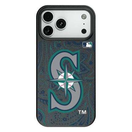 Seattle Mariners Paisley MagSafe Compatible Phone Case for Apple iPhone