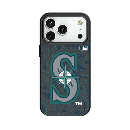 Seattle Mariners Paisley MagSafe Compatible Phone Case for Apple iPhone