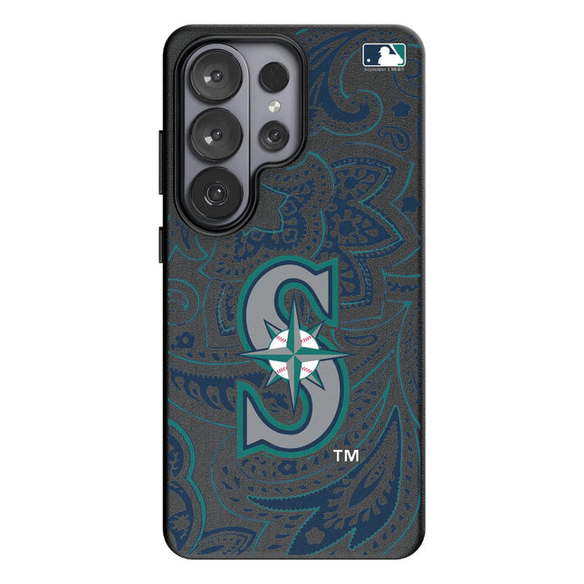 Seattle Mariners Paisley MagSafe Compatible Phone Case for Samsung Galaxy
