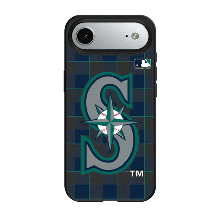 Seattle Mariners Plaid MagSafe Compatible Phone Case for Apple iPhone