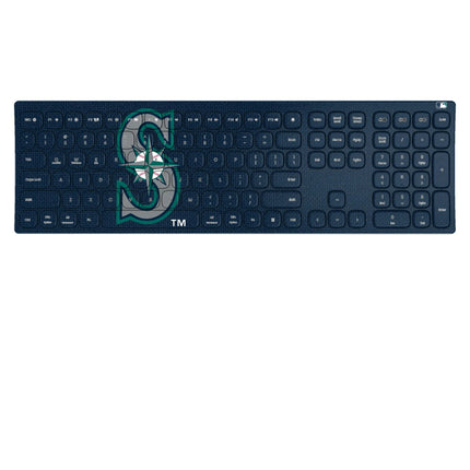 Seattle Mariners Solid Curved Wireless Keyboard