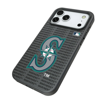 Seattle Mariners Text Backdrop Bump Phone Case for Apple iPhone