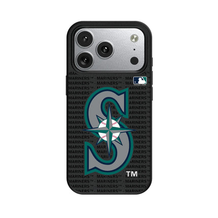 Seattle Mariners Text Backdrop MagSafe Compatible Phone Case for Apple iPhone