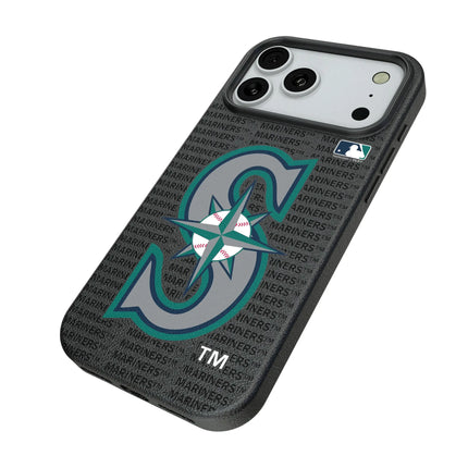 Seattle Mariners Text Backdrop MagSafe Compatible Phone Case for Apple iPhone