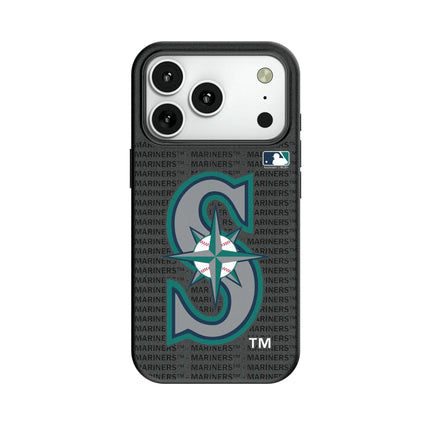 Seattle Mariners Text Backdrop MagSafe Compatible Phone Case for Apple iPhone