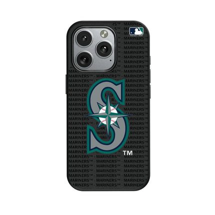Seattle Mariners Text Backdrop MagSafe Compatible Phone Case for Apple iPhone