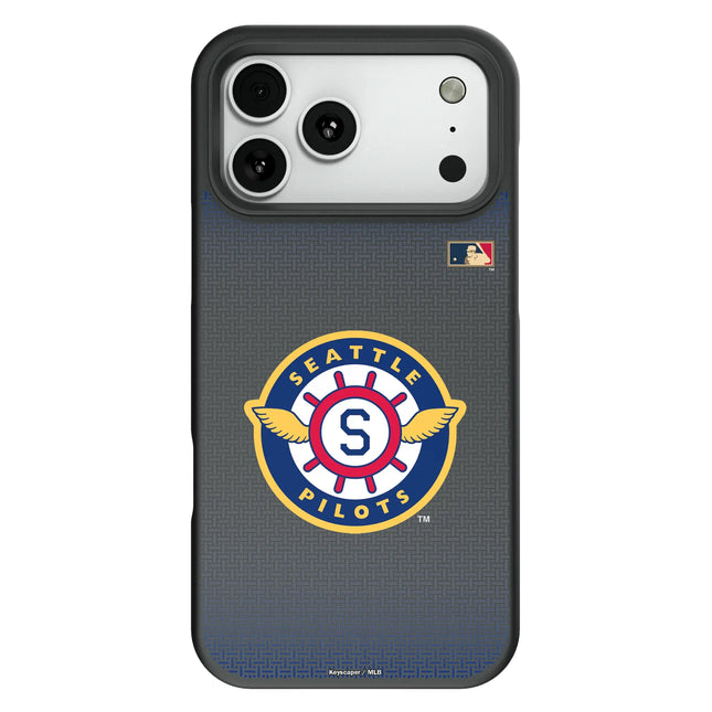 Seattle Pilots 1969 - Cooperstown Collection Linen Bump Phone Case for Apple iPhone