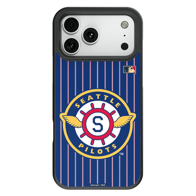Seattle Pilots 1969 - Cooperstown Collection Pinstripe Bump Phone Case for Apple iPhone