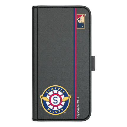 Seattle Pilots 1969 - Cooperstown Collection Sidebar Folio 2.0 Case for Apple iPhone
