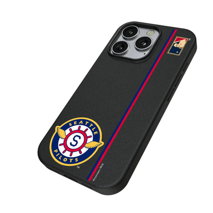 Seattle Pilots 1969 - Cooperstown Collection Sidebar MagSafe Compatible Phone Case for Apple iPhone