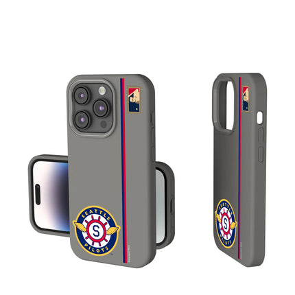 Seattle Pilots 1969 - Cooperstown Collection Sidebar Soft Touch Phone Case for Apple iPhone