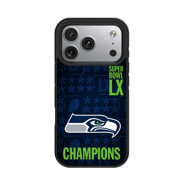 Seattle Seahawks 2026 Super Bowl Bump Phone Case for Apple iPhone