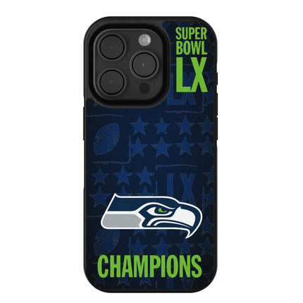 Seattle Seahawks 2026 Super Bowl Bump Phone Case for Apple iPhone