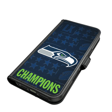 Seattle Seahawks 2026 Super Bowl Folio 2.0 Case for Apple iPhone